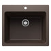 Liven SILGRANIT 25" Single Bowl Dual Mount Laundry Sink
