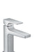 hansgrohe Metropol Single-Hole Faucet 110 with Lever Handle and Pop-Up Drain, 0.5 GPM