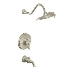 Moen TS32104EP Weymouth Posi-Temp Tub/Shower in Brushed Nickel