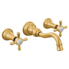Moen TS42112 Two-Handle Wall Mount Bathroom Faucet