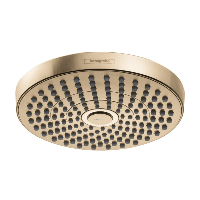 hansgrohe Croma Select S Showerhead 180 2-Jet, 2.5 GPM