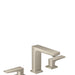 hansgrohe Metropol Widespread Faucet 110 with Lever Handles, 1.2 GPM