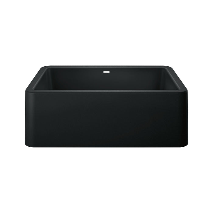BLANCO 402576 Ikon 30" Apron Single Bowl Farmhouse Sink - Coal Black