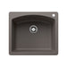 BLANCO 443097 Diamond Single Bowl Dual Mount Kitchen Sink - Volcano Gray