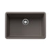 BLANCO 527412 Precis 27" Single Bowl Kitchen Sink - Volcano Gray