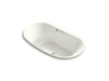 KOHLER K-5718-G-NY Underscore Oval 72" x 42" drop-in BubbleMassage(TM) Air Bath