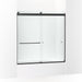 KOHLER K-706166-L Levity Sliding bath door, 62" H x 56-5/8 - 59-5/8" W, with 5/16" thick Crystal Clear glass