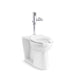 KOHLER K-PR25042-T4HS Modflex Adjust-a-Bowl Antimicrobial toilet with Mach Tripoint touchless 1.28 gpf HES-powered flushometer