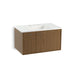 KOHLER K-99543-L-1WM Jute 36" wall-hung bathroom vanity cabinet with 1 door and 1 drawer on left