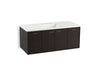 KOHLER K-99544-SD-1WK Jute 48" wall-hung bathroom vanity cabinet with 2 doors and 2 drawers, split top drawer