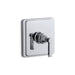 KOHLER TS13135-4B-CP Pinstripe Rite-Temp(R) Valve Trim With Lever Handle in Polished Chrome