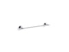 KOHLER 26523-CP Decorative 18" Towel Bar in Polished Chrome
