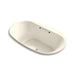 KOHLER K-5718-GW-47 Underscore Oval 72" x 42" drop-in BubbleMassage(TM) Air Bath with Bask heated surface