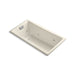 KOHLER K-852-H2-47 Tea-for-Two 60" x 32" drop-in whirlpool with reversible drain and heater without trim