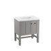 KOHLER K-CM5289-BD1 Tresham 30" bathroom vanity cabinet with sink and quartz top