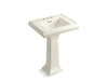 KOHLER 2238-4 Memoirs Classic 24" pedestal bathroom sink with 4" centerset faucet holes