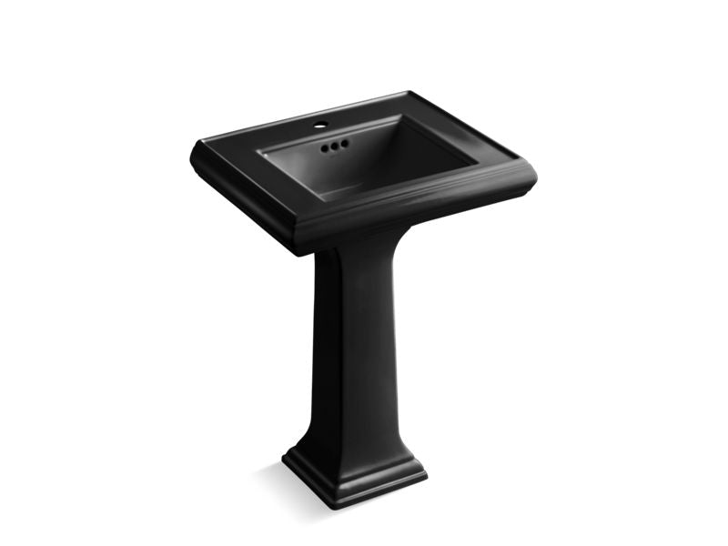 KOHLER 2238-1 Memoirs Classic 24" pedestal bathroom sink with single faucet hole