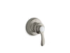 KOHLER T12189-4-BN Fairfax Valve Trim For Transfer Valve With Lever Handle, Requires Valve in Vibrant Brushed Nickel