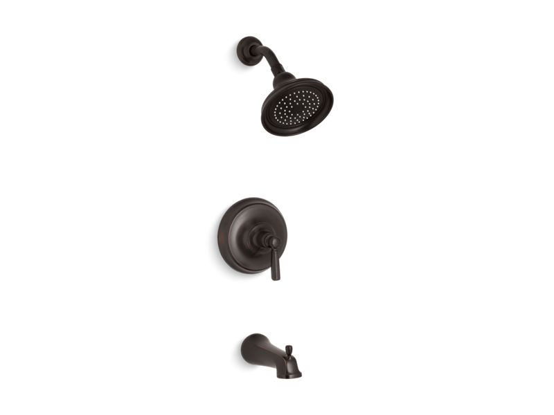 KOHLER K-TS10581-4 Bancroft Rite-Temp bath and shower trim set with NPT spout, valve not included