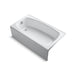 KOHLER K-519-0 Dynametric 60" x 32" alcove bath with left-hand drain