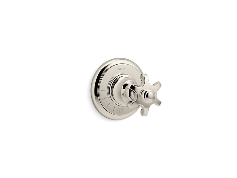 KOHLER K-T72771-3M Artifacts Volume control valve trim with prong handle