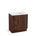 KOHLER K-99530-TKL-1WE Poplin 30" bathroom vanity cabinet with toe kick, 1 door and 3 drawers on left
