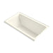 KOHLER K-855-R Tea-for-Two 66" x 36" alcove bath with integral flange and right-hand drain