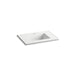 KOHLER K-2779-1 Ceramic/Impressions 31" Vitreous china vanity top with integrated rectangular sink
