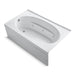 KOHLER K-1114-LA-0 Windward 72" x 42" alcove whirlpool with integral apron and left-hand drain