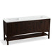 KOHLER K-99560-1WB Marabou 72" bathroom vanity cabinet with 4 doors and 2 drawers