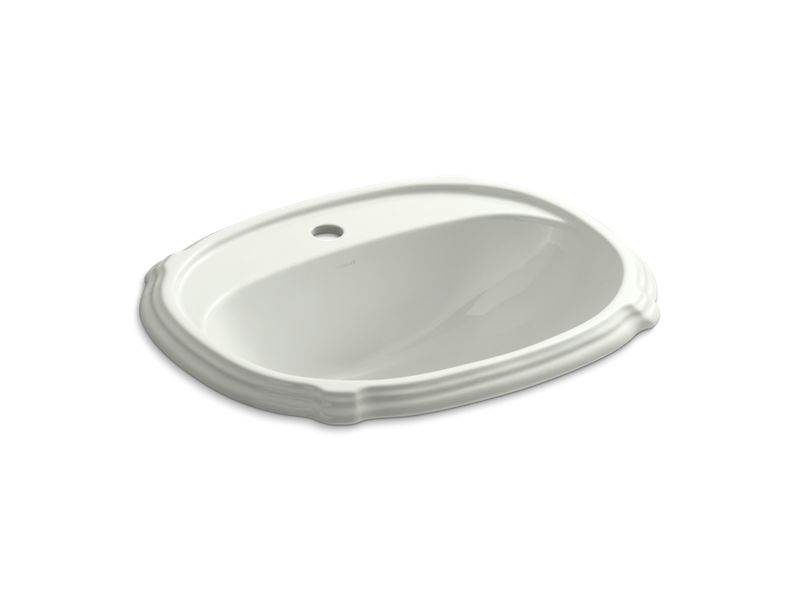 KOHLER K-2189-1-NY Portrait Drop-in bathroom sink with single faucet hole
