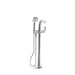 KOHLER T97334-4-CP Refinia Floor-Mount Bath Filler Trim With Handshower in Polished Chrome