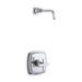 KOHLER TLS16234-3-CP Margaux Rite-Temp(R) Shower Valve Trim With Cross Handle, Less Showerhead in Polished Chrome