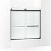 KOHLER K-706005-L Levity Sliding bath door, 59-3/4" H x 54 - 57" W, with 1/4" thick Crystal Clear glass