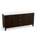KOHLER K-99512-LGSD-1WB Jacquard 72" bathroom vanity cabinet with furniture legs, 4 doors and 3 drawers, split top drawer