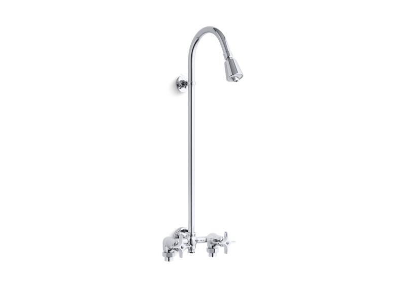 KOHLER K-7254 Industrial exposed shower with reversible yoke