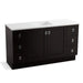 KOHLER K-99536-TK-1WU Poplin 60" bathroom vanity cabinet with toe kick, 2 doors and 6 drawers