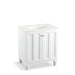 KOHLER K-99515-LG-1WA Damask 30" bathroom vanity cabinet with furniture legs and 2 doors