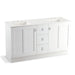 KOHLER K-99537-TKSD-1WA Poplin 60" bathroom vanity cabinet with toe kick, 2 doors and 3 drawers, split top drawer