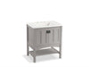 KOHLER K-99553-1WT Marabou 30" bathroom vanity cabinet with 2 doors