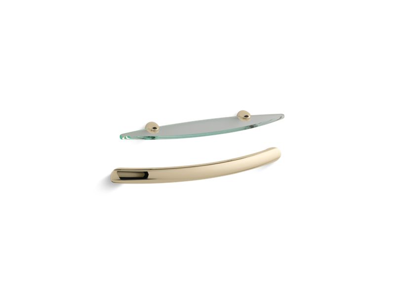 KOHLER 9459-AF Sonata Accessory Kit (Grab Bar And Shelf Kit) in Vibrant French Gold