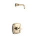 KOHLER TLS16234-3-AF Margaux Rite-Temp(R) Shower Valve Trim With Cross Handle, Less Showerhead in Vibrant French Gold