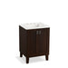KOHLER K-99526-LG-1WB Poplin 24" bathroom vanity cabinet with legs and 2 doors