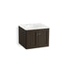 KOHLER K-99513-1WC Damask 24" wall-hung bathroom vanity cabinet with 2 doors
