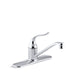 KOHLER P15171-F-CP Coralais Single-Handle Kitchen Sink Faucet With Escutcheon And 8 1/2" Swing Spout, Project Pack in Polished Chrome
