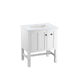 KOHLER K-CM5289-BD1 Tresham 30" bathroom vanity cabinet with sink and quartz top