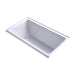 KOHLER K-855-R Tea-for-Two 66" x 36" alcove bath with integral flange and right-hand drain