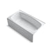 KOHLER K-520-0 Dynametric 60" x 32" alcove bath with right-hand drain