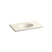 KOHLER K-2798-8 Ceramic/Impressions 37" Vitreous china vanity top with integrated oval sink