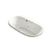 KOHLER K-5716-H2-NY Underscore Oval 66" x 36" drop-in whirlpool with heater without jet trim